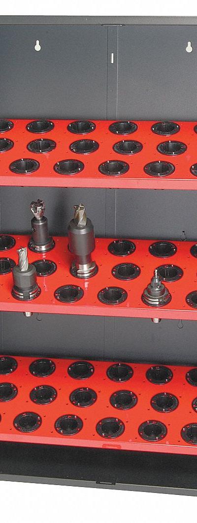HUOT CNC Wall Tree Locker: For BT40/CAT40/NMTB40 Taper, 54 Compartments - CNC Toolholder Lockers