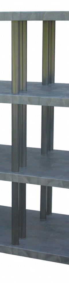 STRUCTURAL PLASTICS Plastic Shelving: 66 in x 36 in, 75 in Overall Ht, 4 Shelves (MPN ST6636x4). Key specifications — Resistance Properties: Corrosion-Resistant; Frame Material: Plastic; Shelving Material: High Density Polyethylene; Brand: STRUCTURAL PLASTICS.