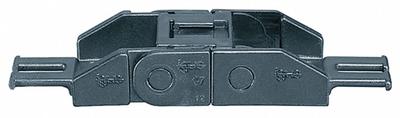 IGUS Mounting Bracket Set: Zipper, 1 Channels, 0.41 in Cavity Ht, 0.63 in Cavity Wd - Mounting Brackets for Standard Cable Carriers