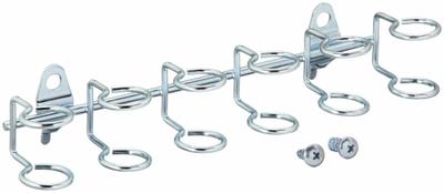 APPROVED VENDOR Multi-Ring Tool Holder: 1/4 in Peg Hole, For 1 in Pegboard Hole Spacing - Ring Toolholders for Round-Hole Pegboard