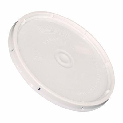 GRAINGER Lid: Bucket Lid, 9 5/8 in Overall Dia, White, Plastic - Snap-On Lids