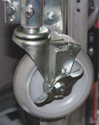 B & P MANUFACTURING Swivel Stem Caster with Brake: For 24L329/24L330/5EPK9/5EPL0 (MPN 8021-003). Key specifications — For Use With Grainger Item Number: 24L329; For Use With Mfr. Model Number: A1-B80-C6-D5-E49; Fits Brand: B & P Manufacturing; Product Type: Swivel Stem Caster with Brake; Brand: B & P MANUFACTURING.