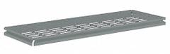 TENNSCO Shelf: 48 in x 18 in, 850 lb Load Capacity, Steel, 5 ga Decking, Gray, Shelf (MPN ZBES-4818W). Key specifications — Decking Material: Steel; Includes: (4) Beams; Decking Finish: Zinc Plated; Shelf Configuration: Single Straight; Color: Gray; Frame Material: Steel; Brand: TENNSCO; Frame Finish: Zinc Plated.