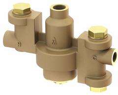 ACORN CONTROLS Thermostatic Mixing Valve: For Hot Water/Water Media, Thermostatic, Brass, EPDM, NPT (MPN ET71-3). Key specifications — Includes: Integral Check Valves; Brand: ACORN CONTROLS.