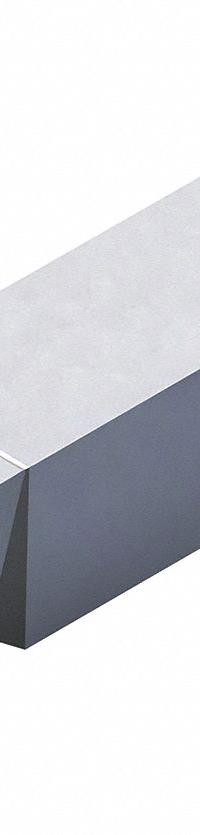 MICRO 100 Single-Point Tool Bit: RT Tool Bit Style, 5/8 in Shank Wd, 5/8 in Shank Ht, Carbide, Zinc (MPN RT-625)