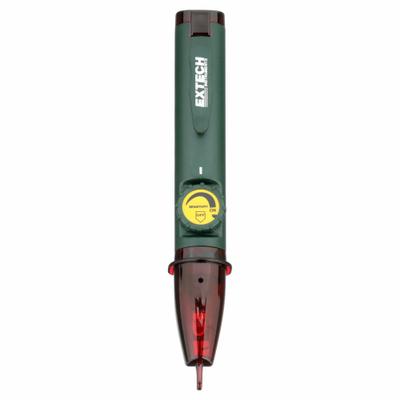 EXTECH Non-Contact Voltage Detector/Tester: 12 V to 600 V, Audible/Light, CAT III 600V - Non-Contact Voltage Detectors