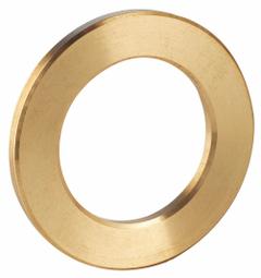 BUNTING BEARINGS Thrust Washer: 1/2 in Bore, Bronze, C87850, 1 in OD, 0.125 in Thick, -40°F to 400°F (MPN EBTW081602). Key specifications — Material Grade: C87850; System of Measurement: Inch; Standards: RoHS Certified; Brand: BUNTING BEARINGS.