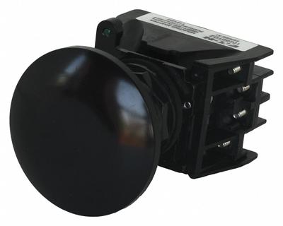 EATON Hazardous Location Push Button: 30 mm, Metallic, Mushroom Head Profile - Mushroom-Head Push Buttons