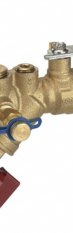 NUTECH Ball Valve w/ Combination Strainer: 1 1/2 in Nominal Valve Size, Forged Brass, FNPT x FNPT (MPN SV3E-150F-150F). Key specifications — Screen Material: Stainless Steel; Brand: NUTECH; Includes: Hose End Drain Valve.