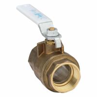 APOLLO Manual Two-Way Ball Valve: 1 1/2 in, Brass, Straight, FNPT x FNPT, Full Port Ball Port (MPN 77FLF10701). Key specifications — Brand: APOLLO; Handle: Lever.