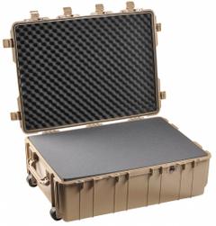PELICAN Protective Case: 24 in x 34 in x 12 1/2 in Inside, Convoluted/Pick and Pluck/Solid, Beige (MPN 1730). Key specifications — Handle Style: Folding; Brand: PELICAN; Case Closure Type: Double Throw.