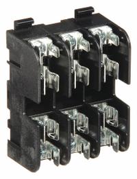 MERSEN Fuse Block: Open Block Design, 3 Pole, 600 V AC, Quick Connect/Screw, Non-Indicating (MPN 40213G). Key specifications — Brand: MERSEN.