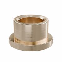Flanged Sleeve Bearing: Bronze, SAE 841, 1/2 in Bore, 11/16 in OD, 1/2 in Lg, -35°F to 300°F, 10 PK (MPN FF623-02B). Key specifications — System of Measurement: Inch; Material Grade: SAE 841; Flange Type: Flanged; Brand: OILITE.