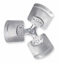 REVCOR Replacement Propeller: 22 in Propeller Dia., 1/2 in Bore Dia., 22° Pitch, 3 Blades, Aluminum (MPN OA2203-22 R)