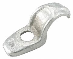 Conduit & Pipe Clamp: 1 in Trade Size, Iron, IMC/RMC (MPN 1304). Key specifications — Manufacturer Part Number: 1304; Color: Gray; Compatible Conduit Trade Size: 1 in; Compatible Conduit Type: IMC; RMC; Compatible Nominal Conduit/Pipe Size: 1 in; Compatible Pipe Size: 1 in; Finish: Electroplated.