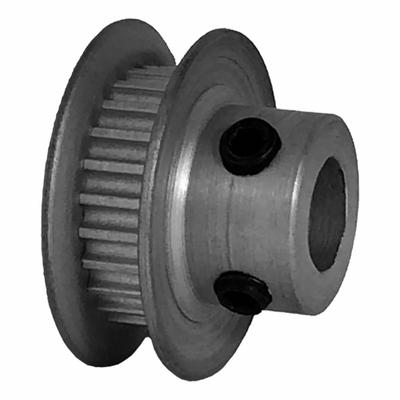 Dayton Timing Pulley: Modified Curvilinear, Fixed, For GT Timing Belt Section - GT Section Fixed-Bore Timing Pulleys with Hub