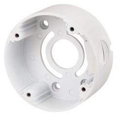 SPECO TECHNOLOGIES Bullet Camera Junction Box: Screws, Surface, Waterproof, White, CVCJBBW. Key specifications — Mount Type: Screws; Compatible Surveillance Equipment: Digital Non-Network CCTV Camera; Color: White; Includes Mounting Hardware: Yes; Mounting Location: Surface; Resistance Properties: Waterproof; Compatible Camera Design: Bullet; Compatible with Grainger Part Number: 498X34.
