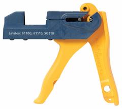 FLUKE NETWORKS Termination Tool: Terminate Category Cable to Leviton 110 Cat 6 Jacks, Terminate/Cut (MPN JR-LEV-2). Key specifications — attr510658: Leviton 5G110; Leviton 6110G; Leviton 61110; attr511270: Terminate/Cut; attr511274: Blade Head; attr511277: JackRapid(TM) Termination Tool; attr511272: Plain; attr511279: Cat 6 Jacks.