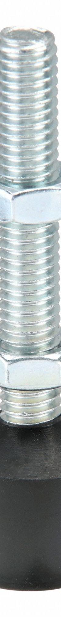 DE-STA-CO Flat Tip Spindle: Neoprene Tip, 3/8"-16, 3 1/4 in Lg, 3 1/4 in Thread Lg (MPN 240208). Key specifications — Brand: DE-STA-CO; Material: Neoprene; Thread Size: 3/8"-16; Includes: Jam Nuts; Spindle Construction: Neoprene Tip.