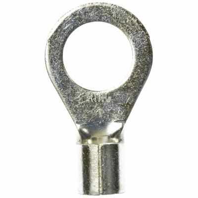3M Ring Terminal: Bare, 1/2 in Stud Size, 6 AWG to 6 AWG Wire Sizes, 1,000 V - Non-Insulated Ring Terminals