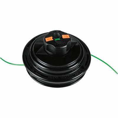 MAKITA String Trimmer Head: 4.5 in Dia, Round, Black - String Trimmer Replacement Heads