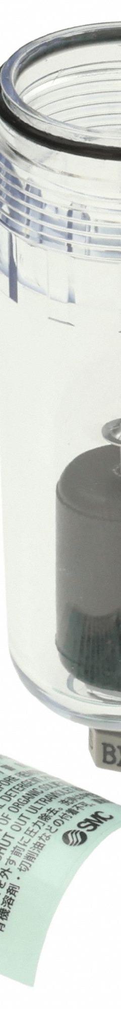 SMC FRL Replacement Bowl: Polycarbonate, AD, AD27-D. Key specifications — attr111689: AD27-D; attr111695: AD; attr158712: Polycarbonate; attr111692: SMC.