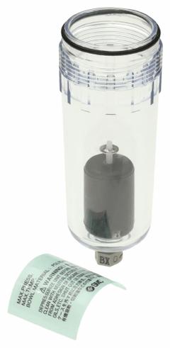 SMC FRL Replacement Bowl: Polycarbonate, AD, AD27-D. Key specifications — attr111689: AD27-D; attr111695: AD; attr158712: Polycarbonate; attr111692: SMC.