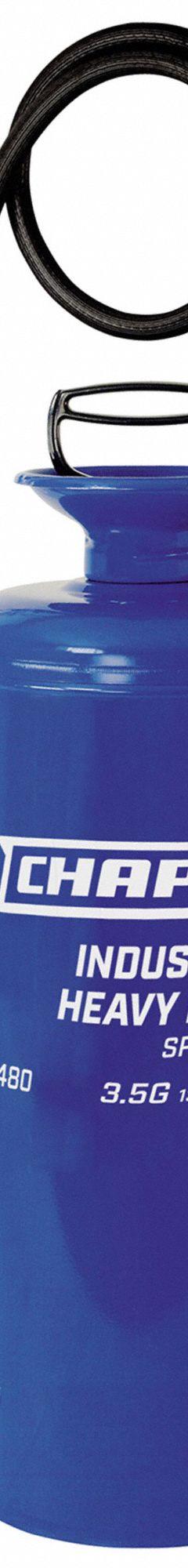 CHAPIN Handheld Sprayer: Spot, 3 1/2 gal Tank, Steel Tank, 25 ft Max Spray Distance, 60 psi (MPN 1480). Key specifications — Brand: CHAPIN; Chemical Compatibility: Cleaners and Degreasers; Tank Material: Steel.