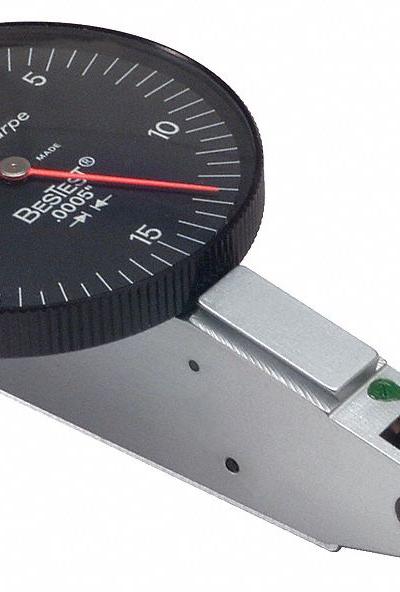 TESA BROWN & SHARPE Horizontal Dial Test Indicator: 0 in to 0.03 in - Dial Test Indicators - Horizontal & Tilted-Face Styles