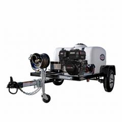 SIMPSON Gas-Powered Pressure Washer: Trailer Pressure Washer, Cold, Cart, Heavy Duty, Direct, CRX (MPN TRSB4240162E). Key specifications — Manufacturer Part Number: TRSB4240162E; Engine Brand: CRX; Brand: SIMPSON.