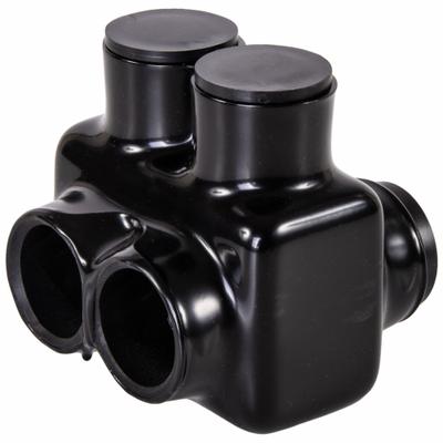 POLARIS Multitap Connector: 2 Port, Double-Sided Entry, 6 AWG – 600 kcmil Wire Size - Dry-Location Double-Sided Entry Multitap Connectors