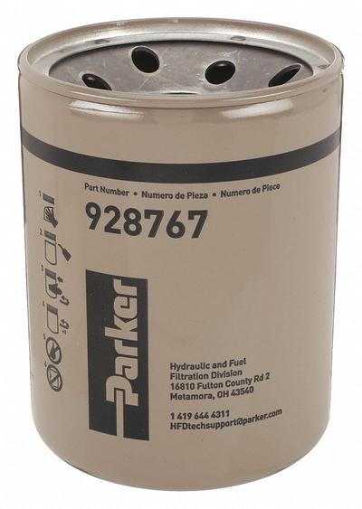 Parker Hydraulic Filter Element: 50 gpm Max. Flow, 150 psi Max. Pressure, Fiberglass - Replacement Canisters for Return Line Hydraulic Filters