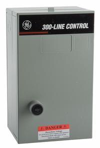 GE Magnetic Motor Starter: Non-Reversing, 3 Poles, NEMA Size 0, 9 A, 480V AC Coil (MPN CR306A104). Key specifications — Brand: GE; Coil Voltage: 480V AC; Phase: Three; Signaling Features: Pilot Light; Thermal Units Required: 3 Melting Alloy Units (Not Included).