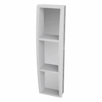 BESTCARE Recessed Shelf: Stainless Steel, Mirror, Recessed Mounting, 1 (MPN WHD-SHV10-MF). Key specifications — Material: Stainless Steel; Mounting Style: Recessed.