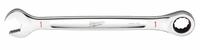 MILWAUKEE Ratcheting Combination Wrench: Chrome Vanadium Steel, Chrome, 1 in Head Size, Std (MPN 45-96-9232). Key specifications — attr309600: 1 in; attr309611: Chrome; attr309610: Chrome Vanadium Steel; attr309604: No; attr309612: No; attr309613: No; attr309615: No; attr324932: MILWAUKEE.