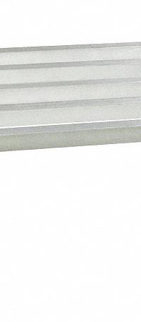 NEW AGE INDUSTRIAL Dunnage Rack: Welded, 8 in x 60 in x 20 in, Aluminum, 1,500 lb Load Capacity (MPN 6019). Key specifications — Finish: Natural; Color: Silver; Brand: NEW AGE INDUSTRIAL; Material: Aluminum; Method of Construction: Welded; Included: Cap Feet.