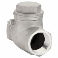 APPROVED VENDOR Swing Check Valve: Swing, Inline Valve Body, 1 1/2 in Pipe Size, FNPT x FNPT, Std (MPN 4VMU4). Key specifications — Brand: APPROVED VENDOR.