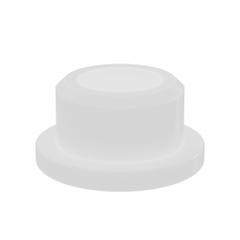 BUNTING BEARINGS Flanged Sleeve Bearing: Nylon, 1/4 in Bore, 3/8 in OD, 1/4 in Overall Lg, 25 PK (MPN NF040604). Key specifications — Brand: BUNTING BEARINGS; Color: Off-White.