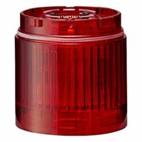 PATLITE Tower Light Module: Steady, 24V DC, Red, 50 mm Overall Dia, 40 mm Overall Ht, LR5, LR5-E-R. Key specifications — Brand: PATLITE; Compatible with Series: LR5; Lens Color: Red; Operating Voltage: 24V DC; Manufacturer Part Number: LR5-E-R.