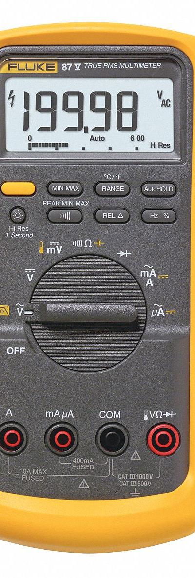FLUKE Digital Multimeter: TRMS - Standard Feature Multimeters