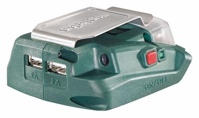 METABO Power Source: 14.4V DC/18V DC, 2 Ports - Cordless Tool USB Power Sources