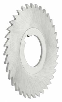 KEO Slitting Saw: Concave, High Speed Steel, TiN Coated, 8" Dia, 1/8" Thick, 1" Arbor, 58 Tooth (MPN 950-000-868). Key specifications — attr1167328: Concave.