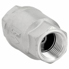 BONOMI Check Valve: Swing, Inline Valve Body, 1/2 in Pipe Size, FNPT x FNPT, 316 Stainless Steel (MPN S800-1/2"). Key specifications — Brand: BONOMI.