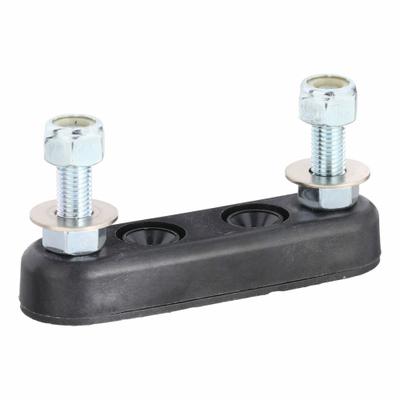 BUSSMANN Fuse Block: Open, 1 Pole, 125 V AC, Bolt-Down Mounting, Stud Termination - Fuse Blocks for Forklift Fuses