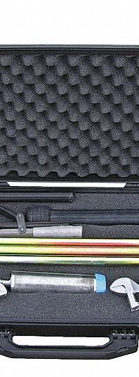 AMS Basic Soil Sampling Kit: Carbon Steel, 2 1/4 in Overall Dia, Threaded (MPN 352.53). Key specifications — Material: Carbon Steel; Connection Type: Threaded; Includes: Wrenches; Brand: AMS.