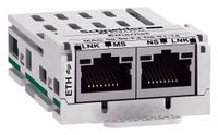 SCHNEIDER Communication Module: ATV32/ATV320/ATV340, VW3A3616. Key specifications — Manufacturer Part Number: VW3A3616; Brand: SCHNEIDER; Product Type: Modbus TCP and EtherNet/IP NetworkCard; Compatible Series: ATV340.