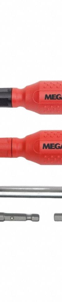 MEGAPRO Multi-bit Screwdriver: Security Hex/Security Torx/Spanner/Torq-Set/Tri-Wing Tip, 32 Tips (MPN 6KIT3-B). Key specifications — attr1205339: Tri-Wing TW2 + TW3 + TW4 + TW5; attr1205303: MEGAPRO.