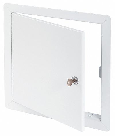 TOUGH GUY Access Door: 12 in Ht, 12 in Wd, Hidden Pin Hinge, Exposed Flange, Steel - Locking Access Doors