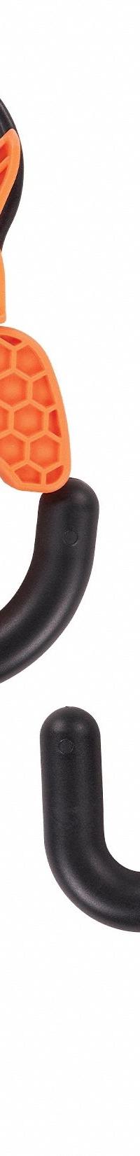 ERGODYNE Bucket Hook: 2 in W x 2 3/4 in H x 8 1/2 in L, Black/Orange, Plastic (MPN 3178-2IN-2). Key specifications — attr1118525: ERGODYNE; attr1118517: Vibrant Orange Lock; attr1125037: Orange; attr1125045: Apron Hook; attr1125041: Plastic.