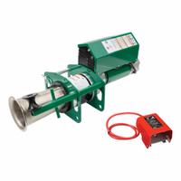 GREENLEE Wire Pulling Machine: 10,000 lbf Max Force, 6,500 lbf Max. Continuous, 21 fpm Max Speed (MPN GX10-B). Key specifications — attr534134: 120V AC; attr531753: GREENLEE.